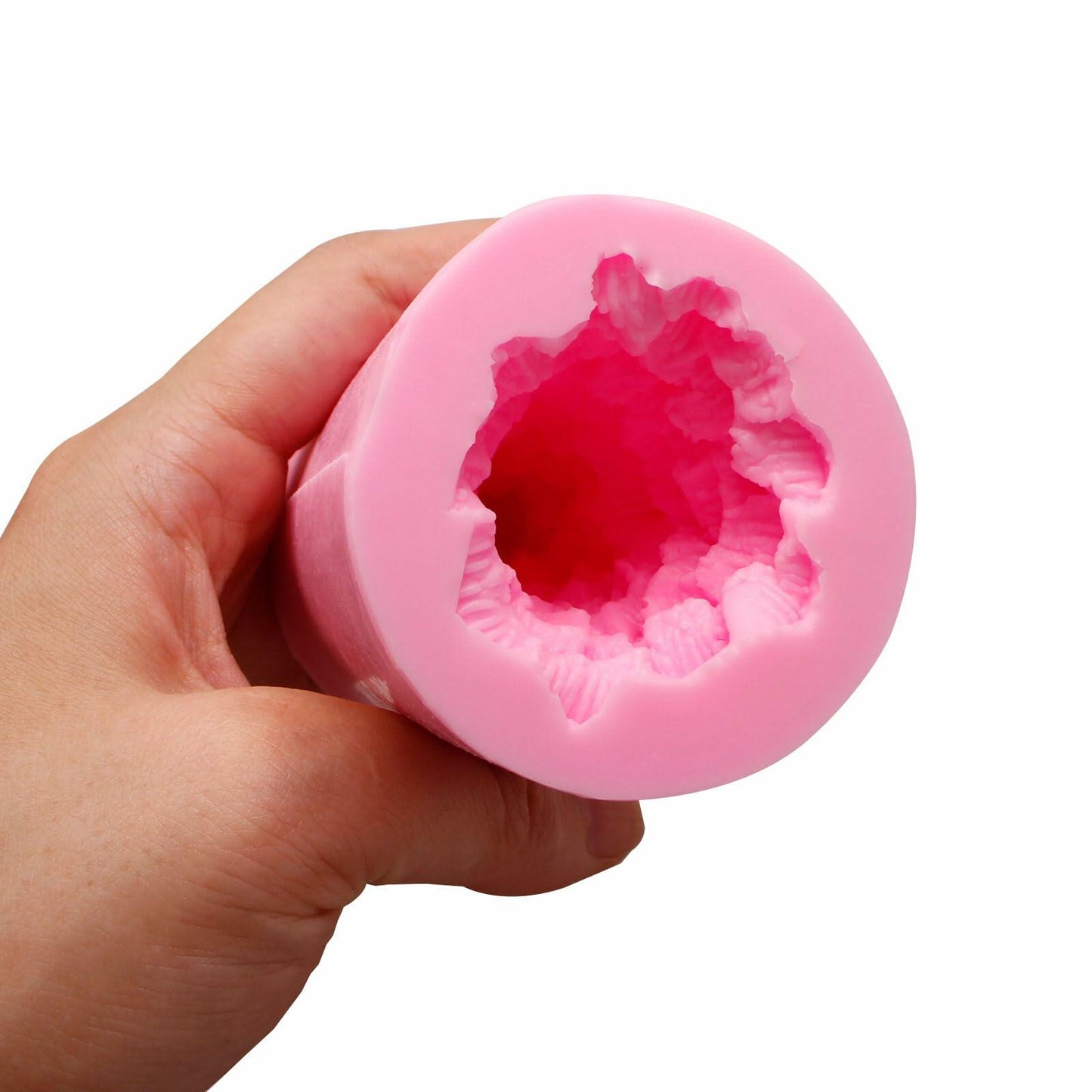 Caregene Christmas Tree Candle Silicone Mold Pine Tree Shape for Candle Making