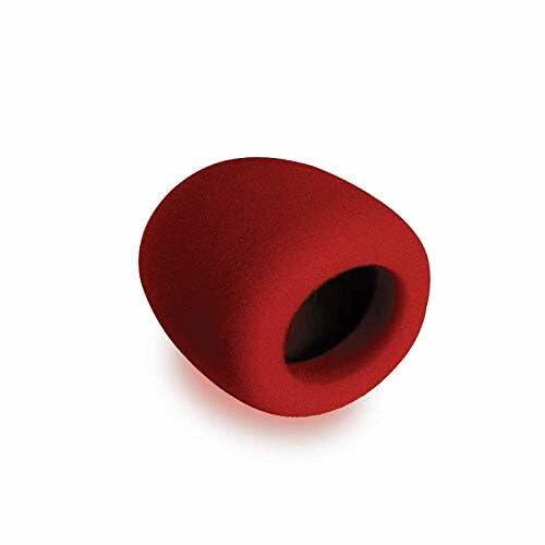 OnStage Foam Ball-Type Microphone Windscreen Red - Fits Most Mics
