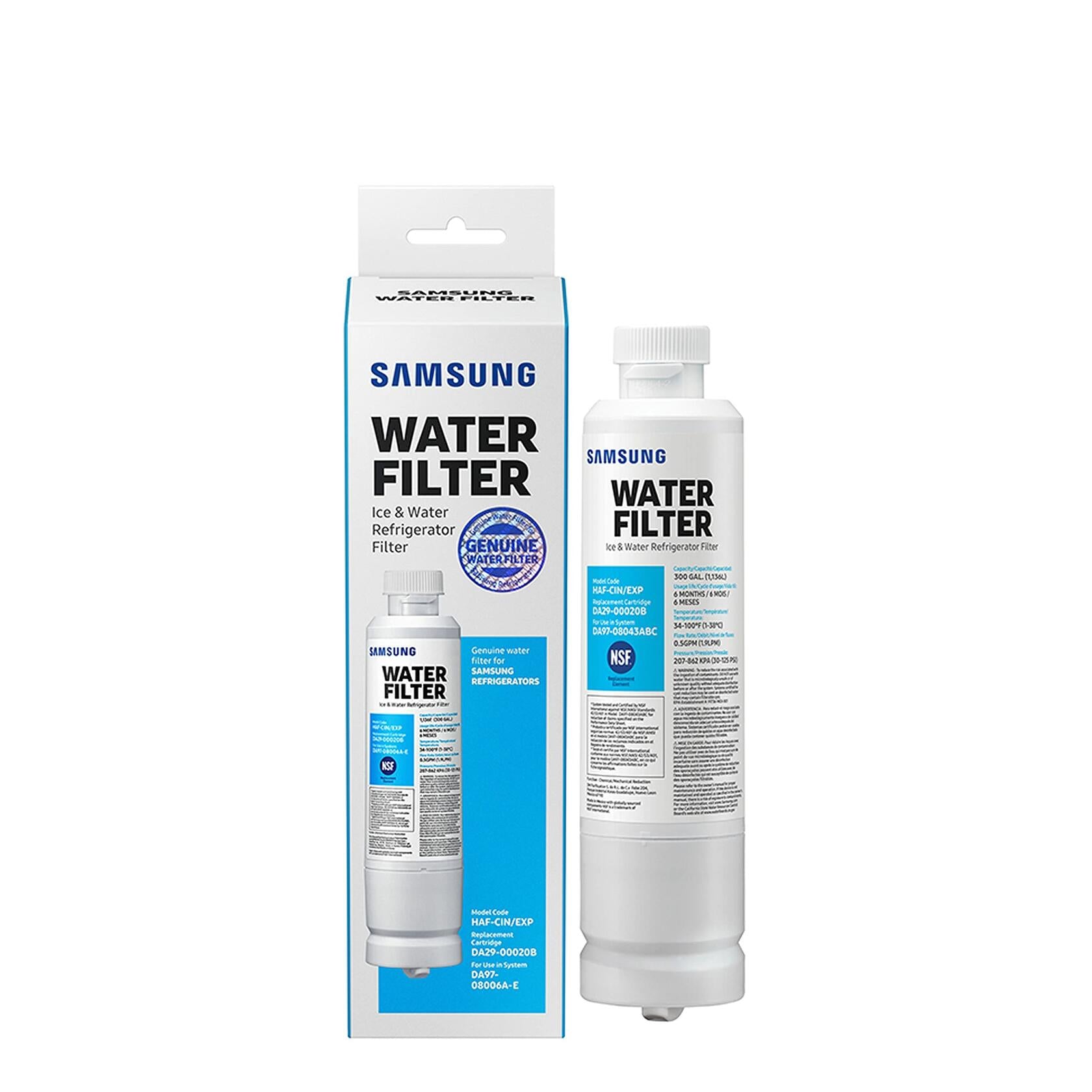 SAMSUNG Genuine Refrigerator Water Filter HAF-CIN/EXP Carbon Block 1 Pack