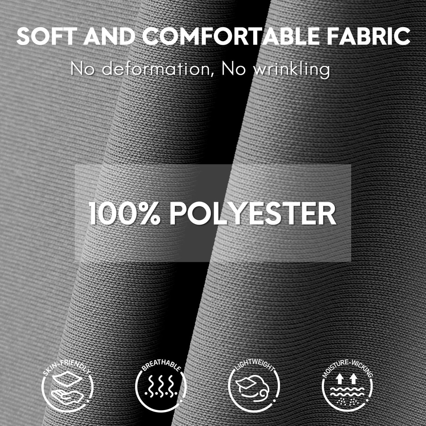 Haimont Mens UPF 50+ Fishing Shirt Quick Dry Short Sleeve Workout Tee 3XL Black