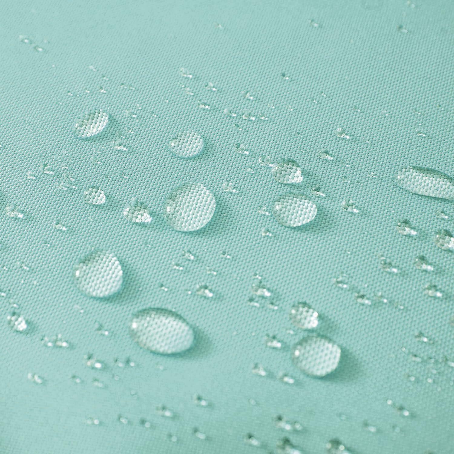 All Smiles Outdoor Waterproof Throw Pillow Covers 20x20 Set of 2 Teal