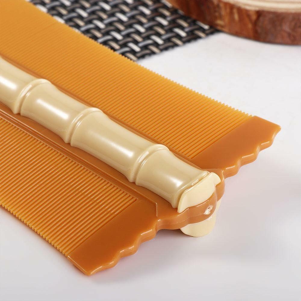 Green Double-Sided Anti-Static Hair Comb Fine Tooth with Handle Styling Tool