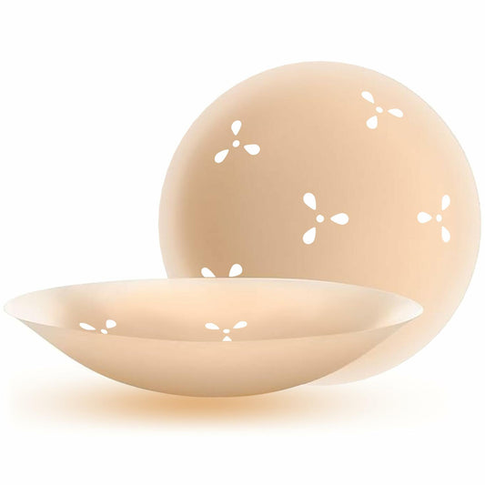 Hotoo Reusable Silicone Nipple Covers Pasties for Strapless Dresses Crème