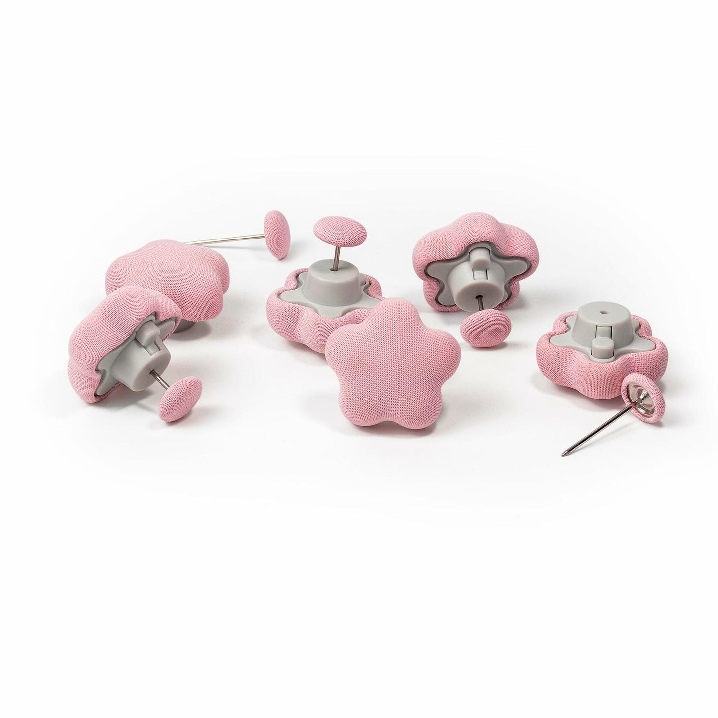 6pcs Star Shaped Duvet Pins Clips Comforter Holder Double-Sided Blue