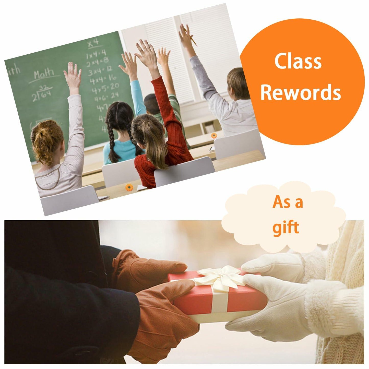 RUIFUU 18Pcs Halloween Pumpkin Erasers Bulk Mini 3D Fall Classroom Prize