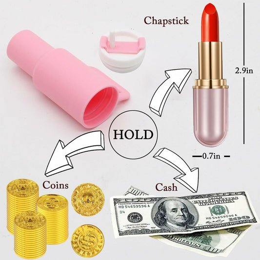 Wabogove Mini Tumbler Keychain Chapstick Holder Letter S Pink Small