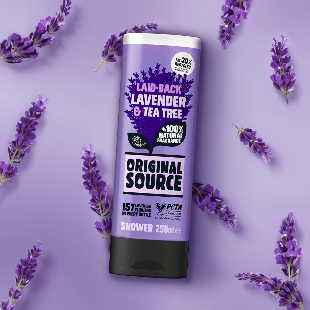 Original Source Lavender Shower Gel 2x250ml Pack All Skin Types