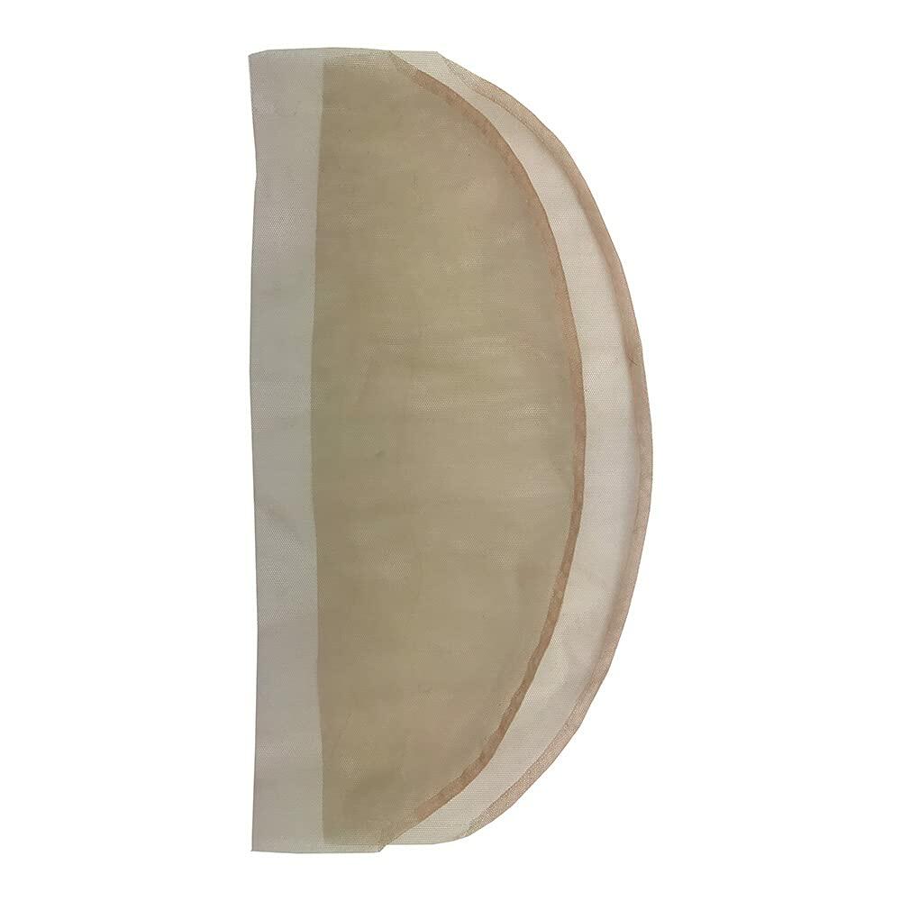 Furun 2Pcs 13x4 Swiss Lace Frontal Closure Net Transparent Wig Base