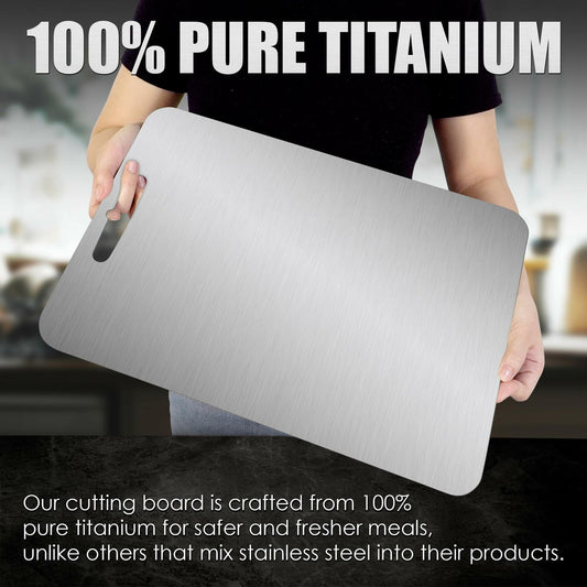 GAUDORA Titanium Cutting Board Non Slip Dishwasher Safe 14x10 in