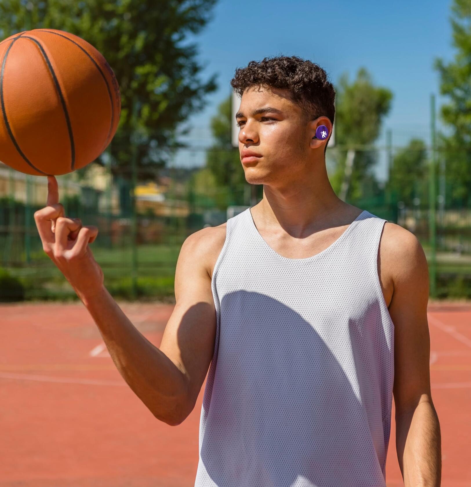 SOAR NBA Wireless Sport Earbuds Comfortable Fit Sacramento Kings Team Charging