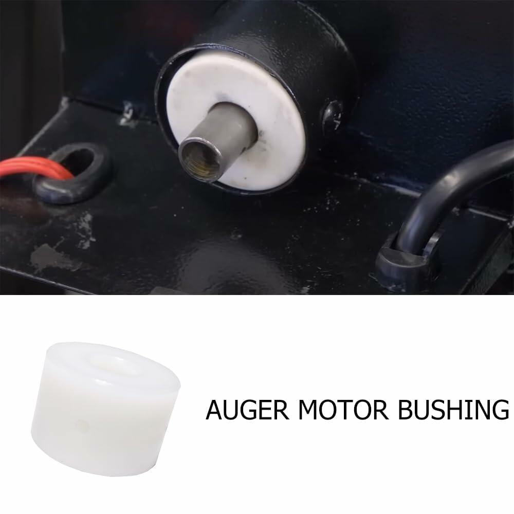JIN BETTER GRILL PARTS Auger Motor Bushing Replacement ABS Milky White