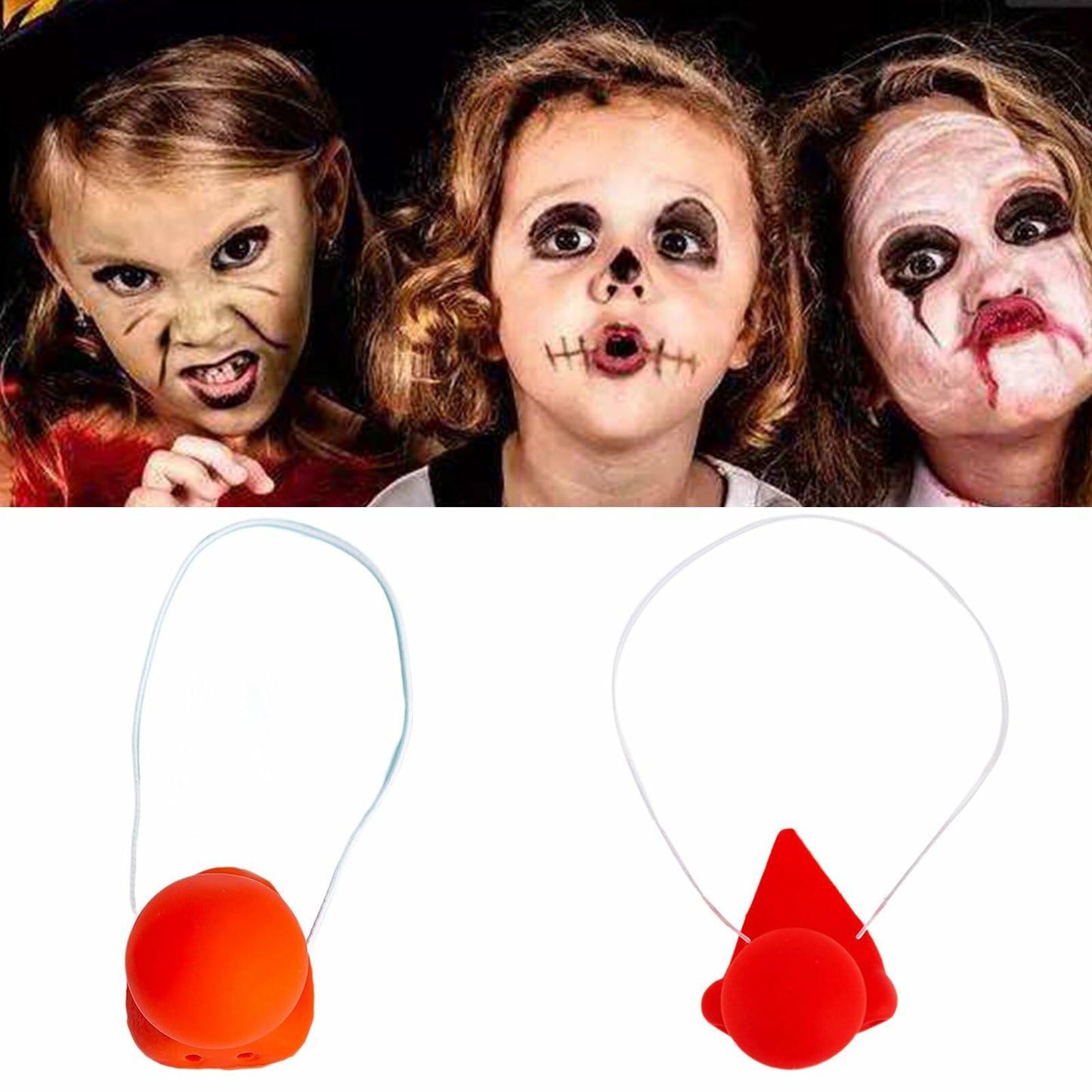 LIANXUE Funny Red Rubber Clown Nose Halloween Costume Prop Kid Adult