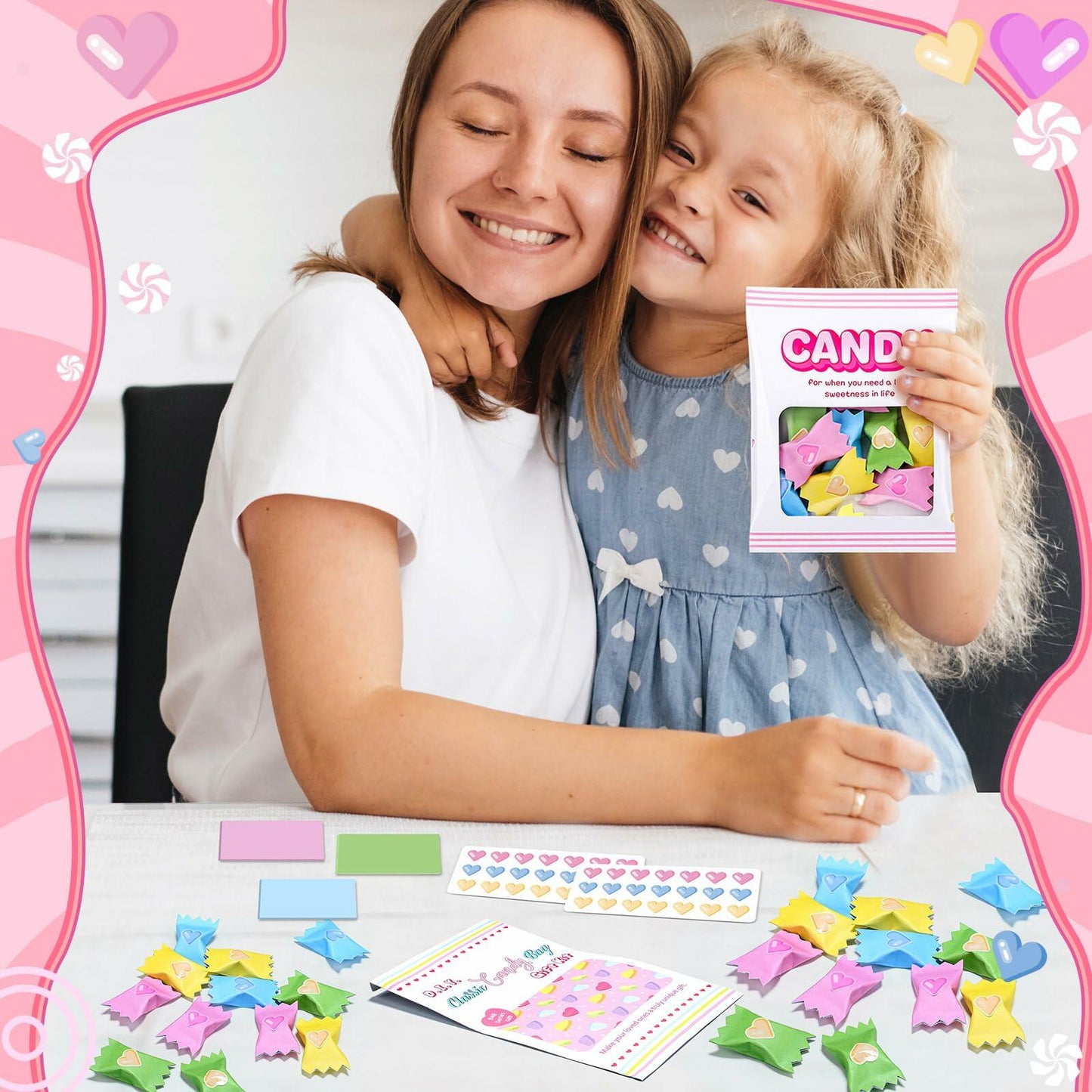 Sadnyy DIY Emotional Support Candy Bags 24 Count Positive Affirmation Kit