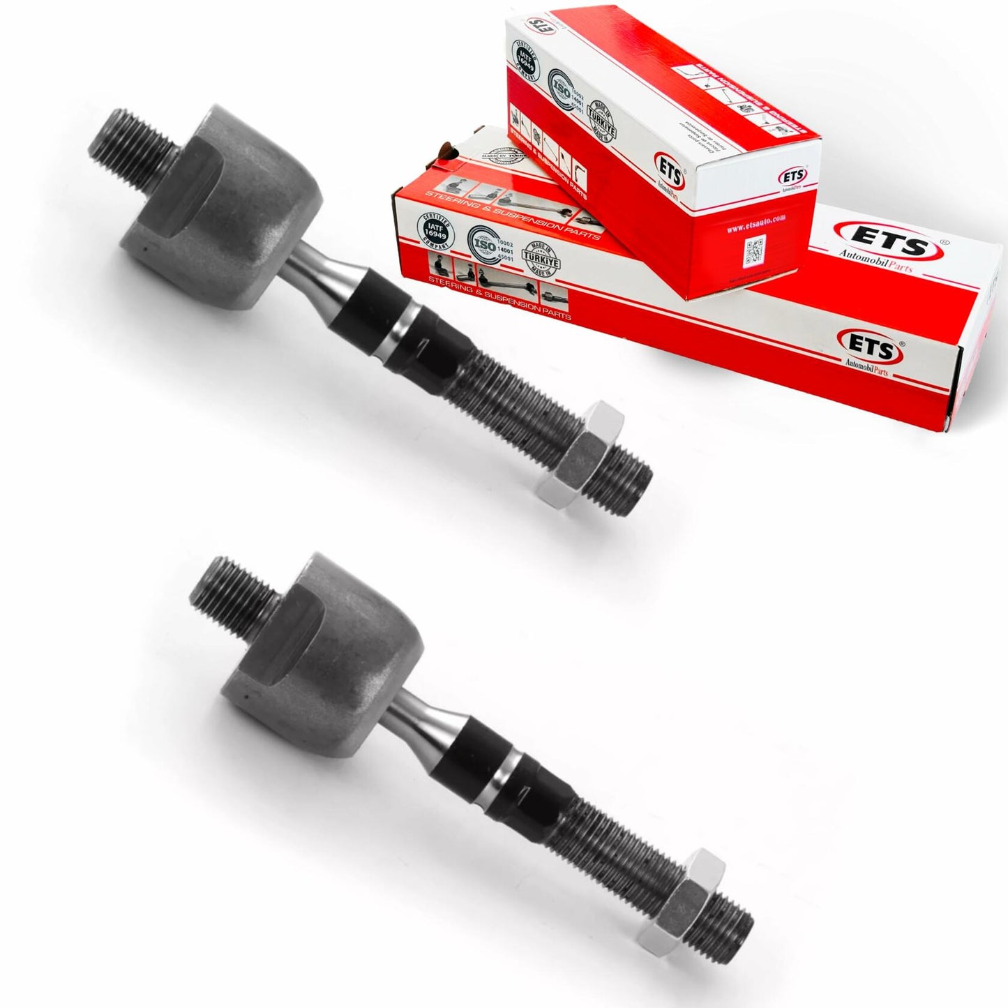 ETS 2Pc Inner Tie Rod End Pair RH&LH EV80208 Acura RL 05-12 Honda Accord 03-07