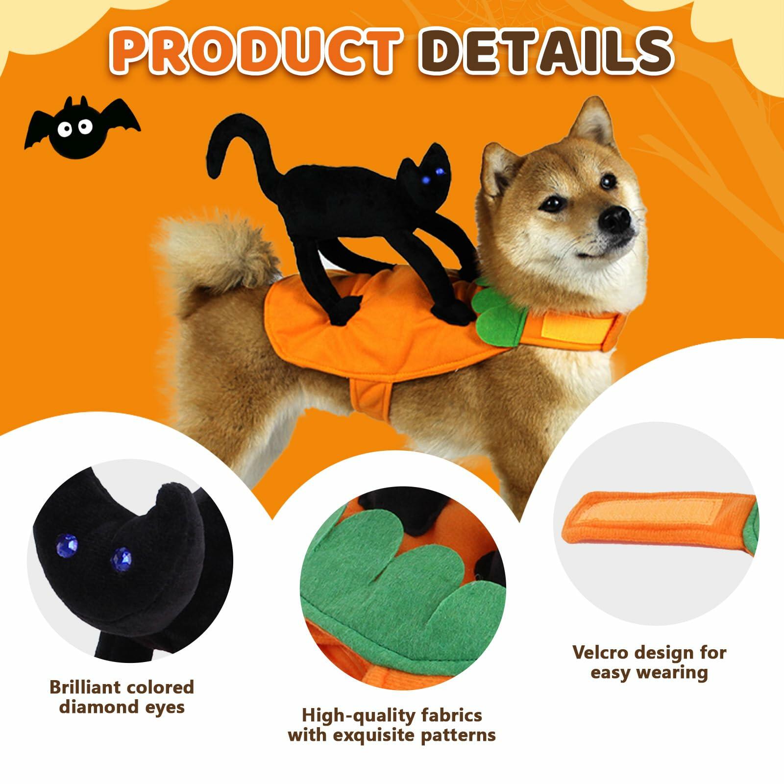 stepsin Dog Saddle Halloween Costume Cat Riding Pet Clothes Small Medium