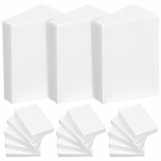 Unomor 50Pcs Miniature Blank Books Dollhouse 1:12 Scale White Paper Crafts