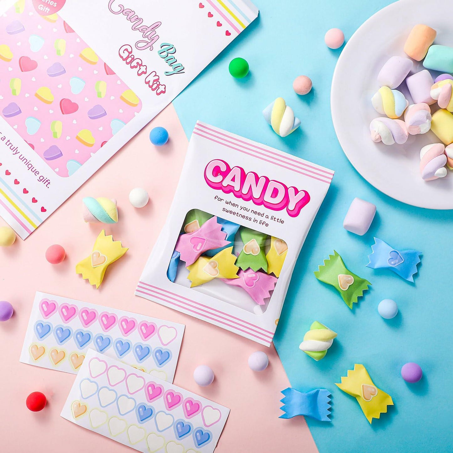 Sadnyy DIY Emotional Support Candy Bags 24 Count Positive Affirmation Kit