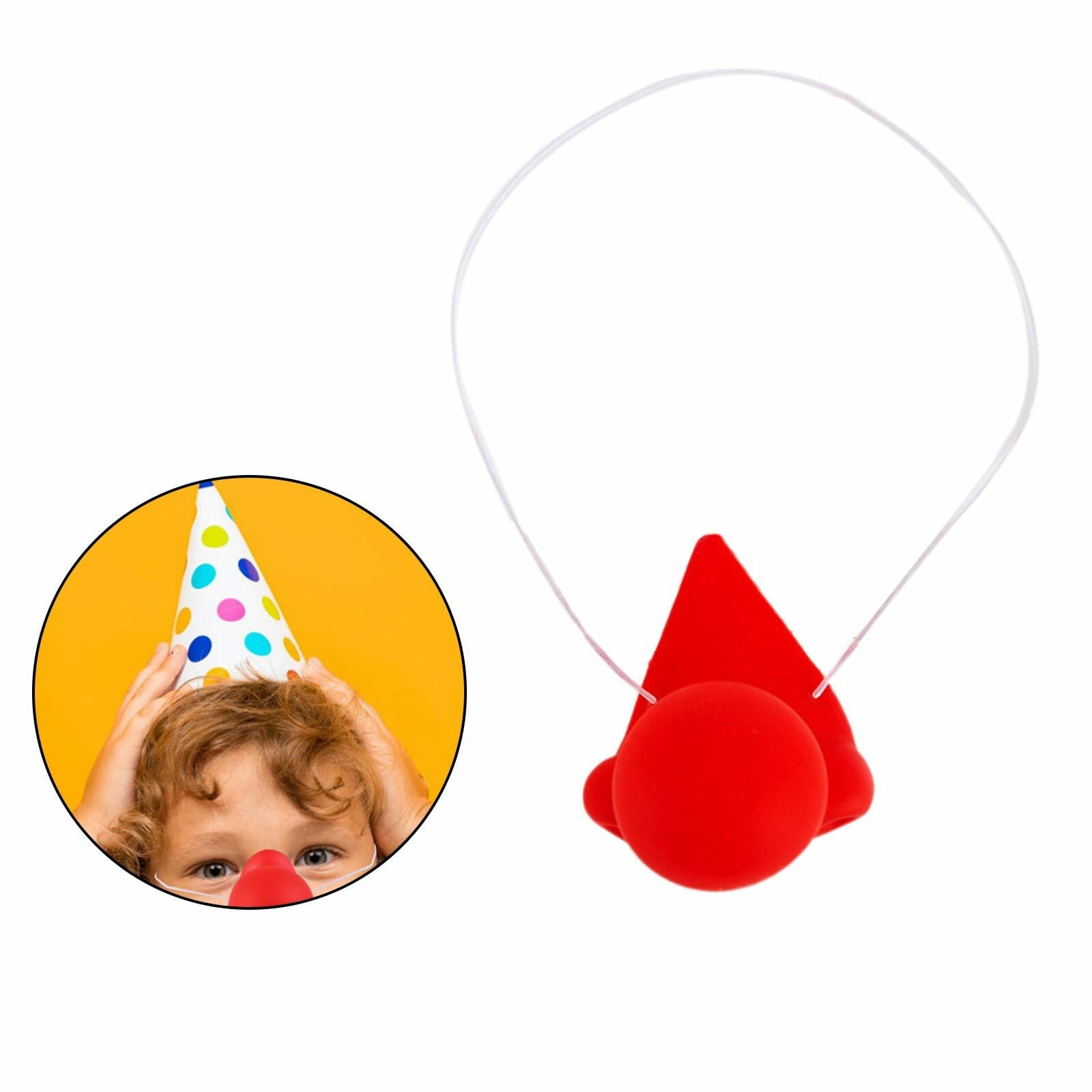 LIANXUE Funny Red Rubber Clown Nose Halloween Costume Prop Kid Adult