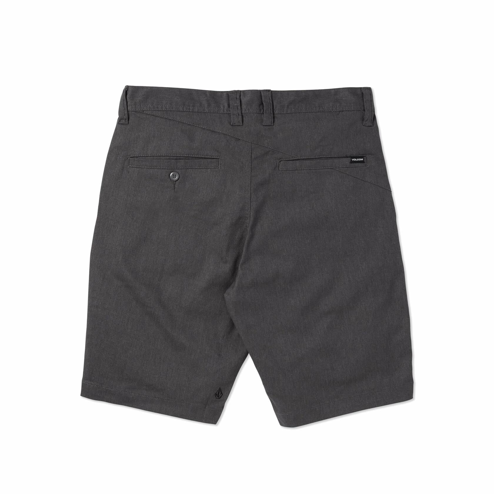 Volcom Men's Modern Fit 21" Chino Shorts Charcoal Heather Size 34