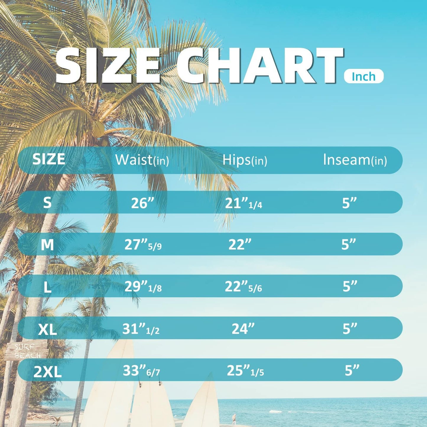 Cagola Women's High Waisted Tummy Control Swim Shorts Black 5" Inseam Size M