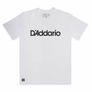D'Addario Logo T-Shirt White Black Size Small