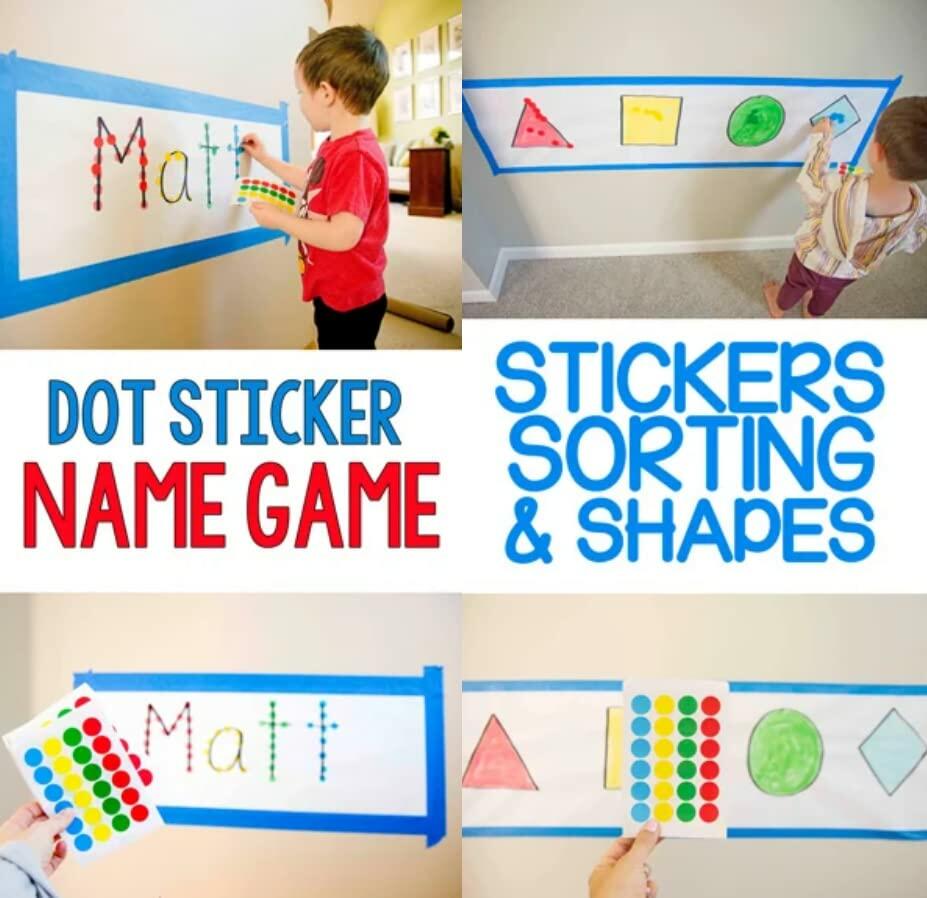 BlackDreams 2000pcs 12mm Round Dots Stickers Self-Adhesive Labels Mix