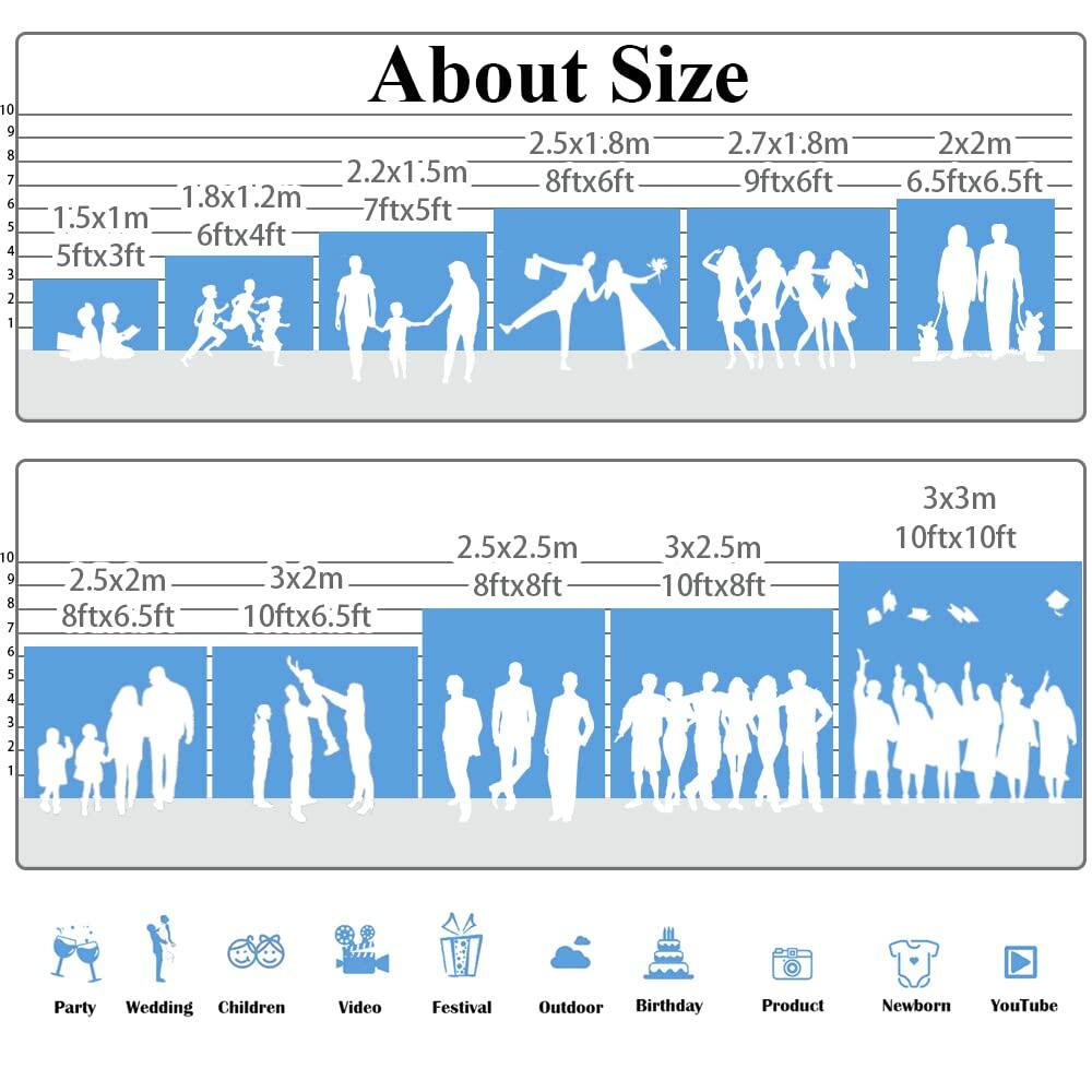 Sky Hot Air Balloon Photo Backdrop 7x5FT Birthday Newborn Gender Reveal