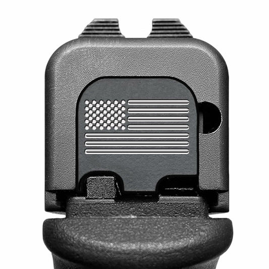 Milspin Glock Slide Back Plate American Flag CNC Stainless G43 G43X G48