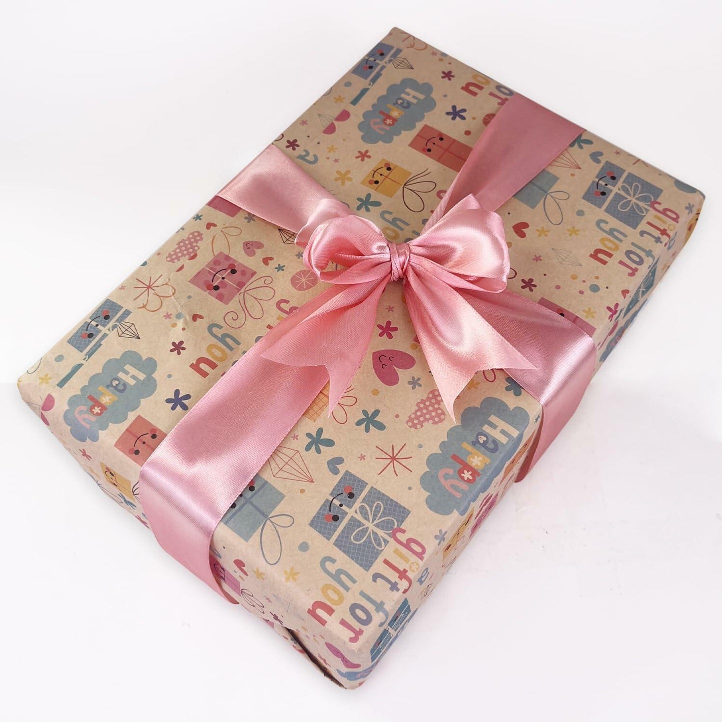 25 Yards 1.5" Pink Satin Ribbon for Weddings, Crafts, Bouquets & Gift Wrapping