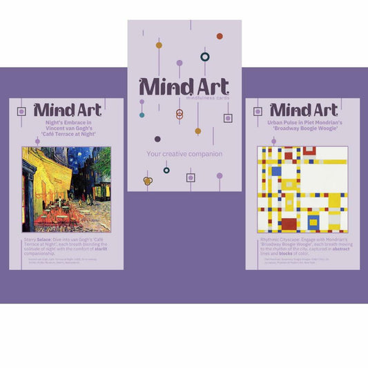 MindArt Grief Flashcards – Art Therapy & Mindfulness for Healing & Support