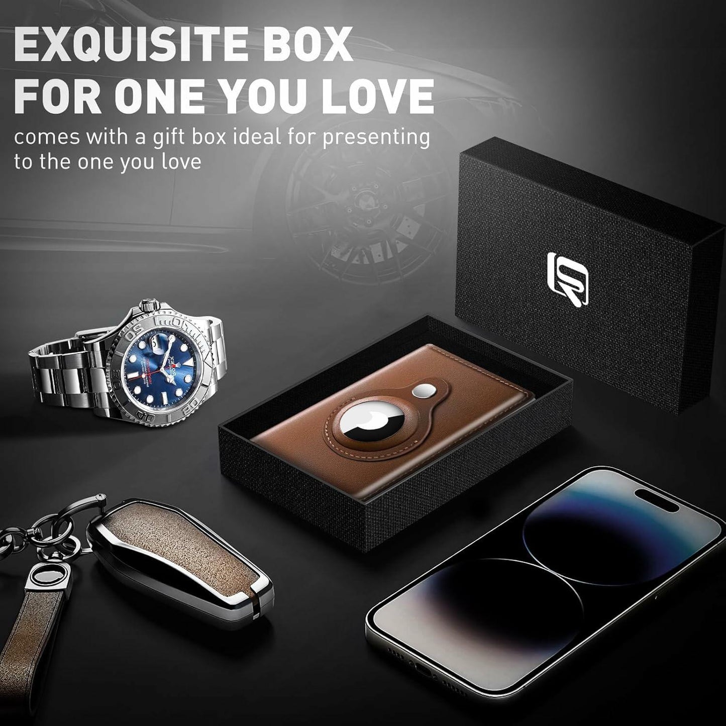 FLETUTE Slim Wallet for Men Pop-Up Credit Card Holder RFID Bifold