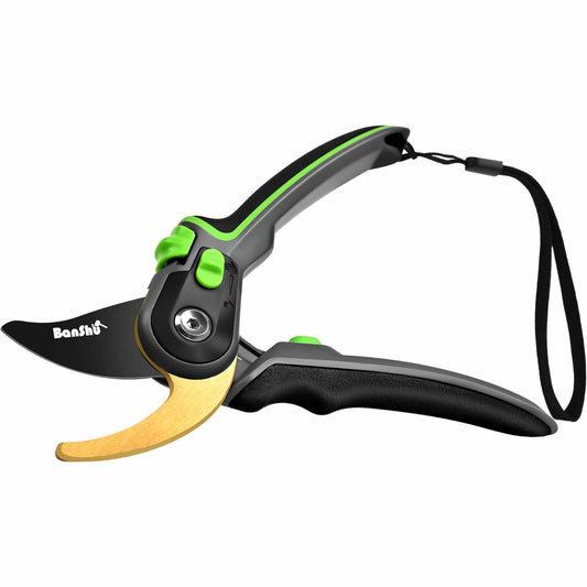 Banshu Bypass Pruning Shears Rust Resistant Bearing Steel Blade Heavy Duty