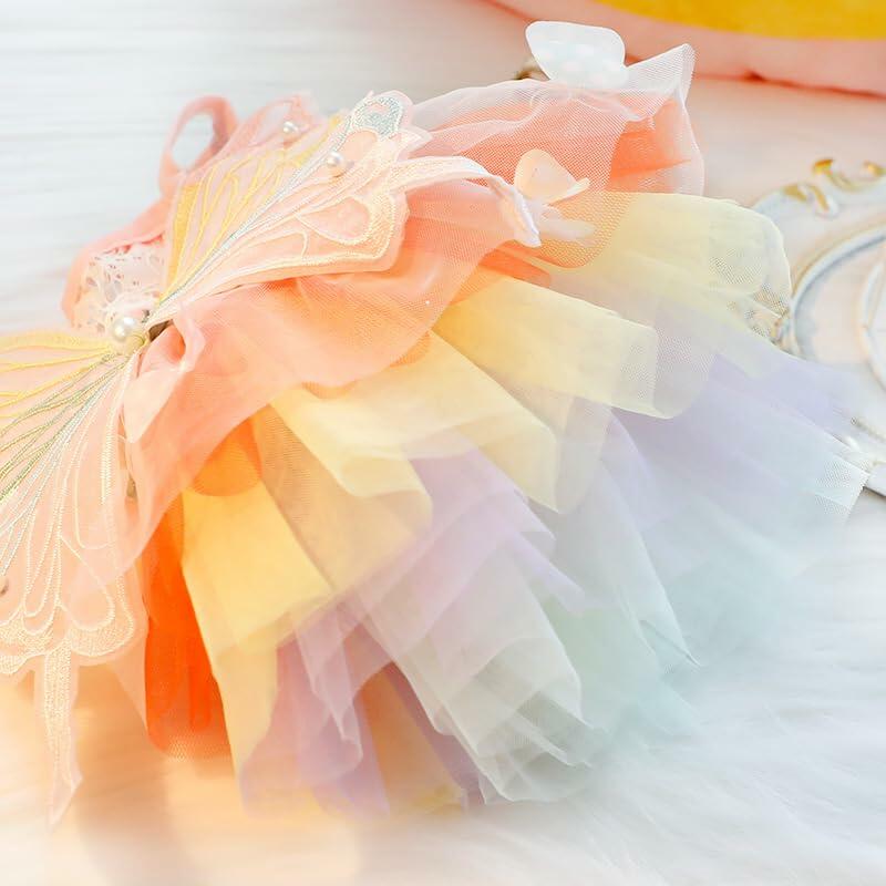 AZA Dog Princess Lolita Butterfly Dress Handmade Summer Costume Size M
