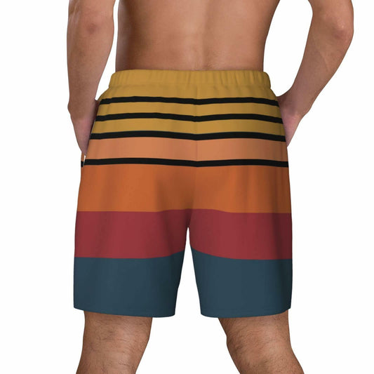 SolAzul Men's Swimming Trunks Funny Beach Board Shorts Quick Dry XL