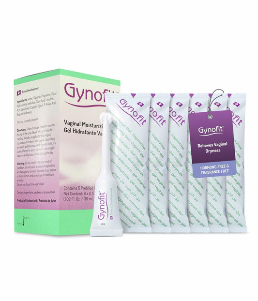 Gynofit Vaginal Gel 6 Pack – Moisturizing, Hormone & Fragrance Free