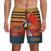 SolAzul Men's Swimming Trunks Funny Beach Board Shorts Quick Dry XL