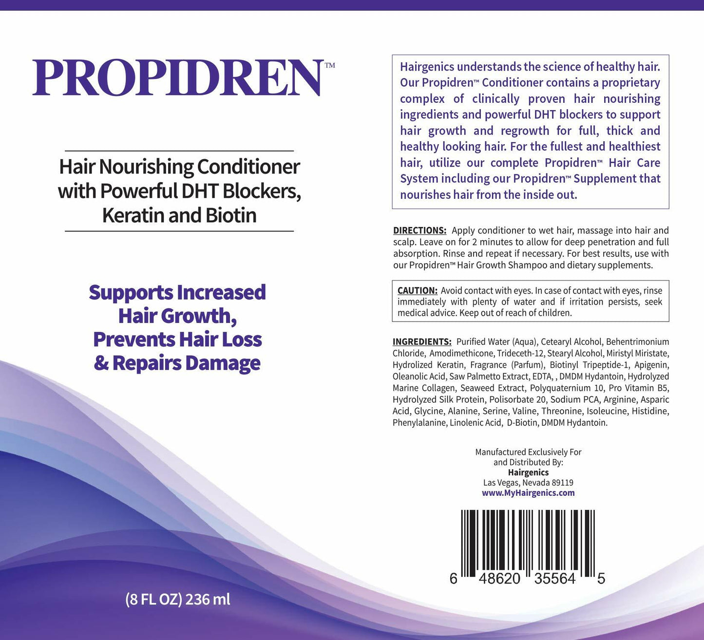 Hairgenics Propidren Hair Growth Conditioner with Biotin & DHT Blockers