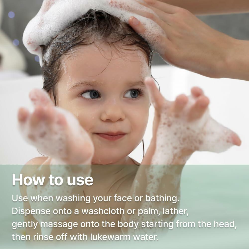 GREEN FINGER Panthedin Top to Toe Wash & Shampoo 7.8oz Sensitive Skin