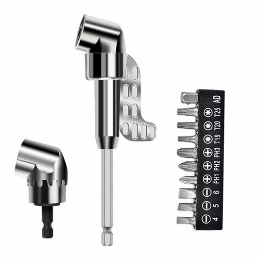 105° Right Angle Drill Adapter 1/4" Hex Shank Drill Attachment