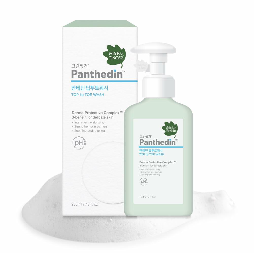 GREEN FINGER Panthedin Top to Toe Wash & Shampoo 7.8oz Sensitive Skin