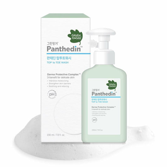 GREEN FINGER Panthedin Top to Toe Wash & Shampoo 7.8oz Sensitive Skin