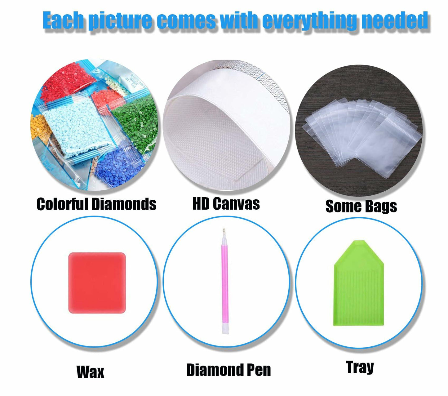 Sunflower 5D Diamond Painting Kit for Adults - DIY Full Drill 12x16in