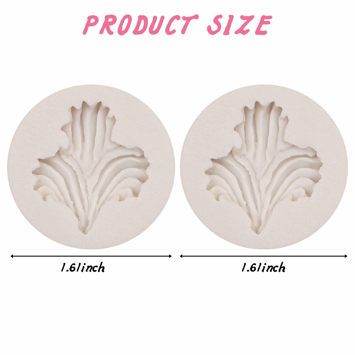 Heart Shaped Silicone Chocolate Mold Rose Flower Fondant Cake Decor 2pc