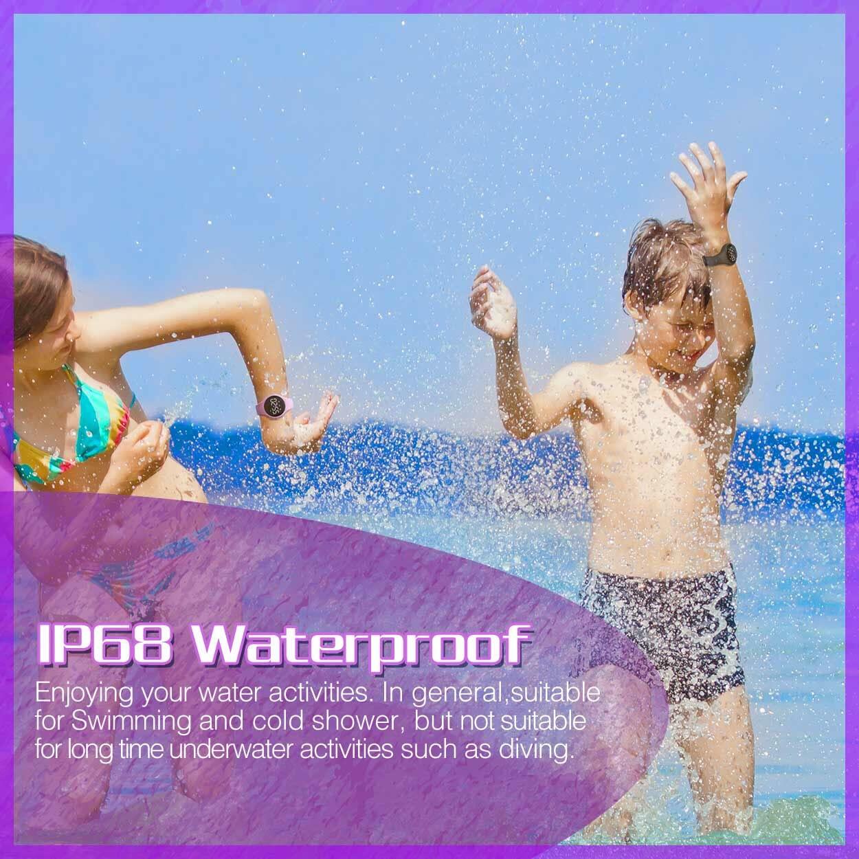 Konewos Kids Led Fitness Tracker Watch, Non-Bluetooth Digital Pedometer