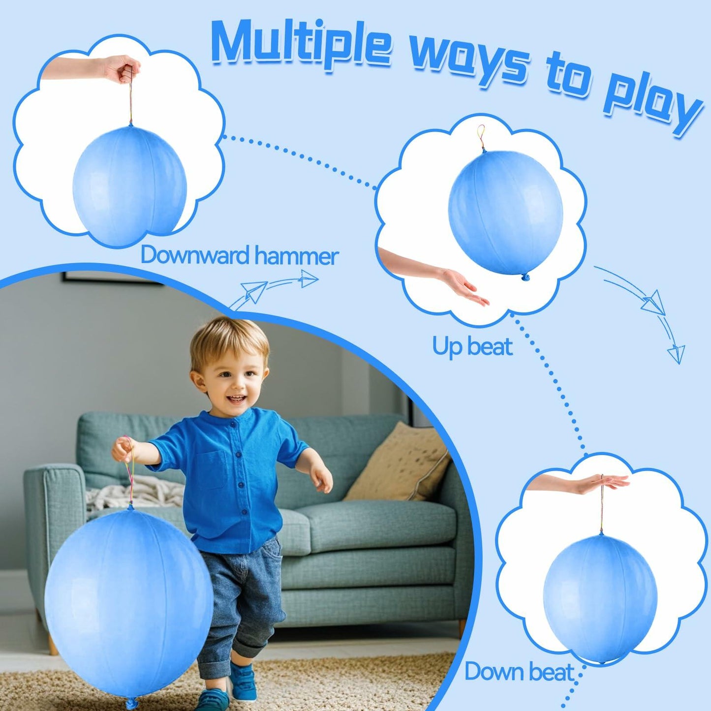 Zheedale 36pcs Kids Party Favors – Easter Balloons & Goodie Bag Fillers