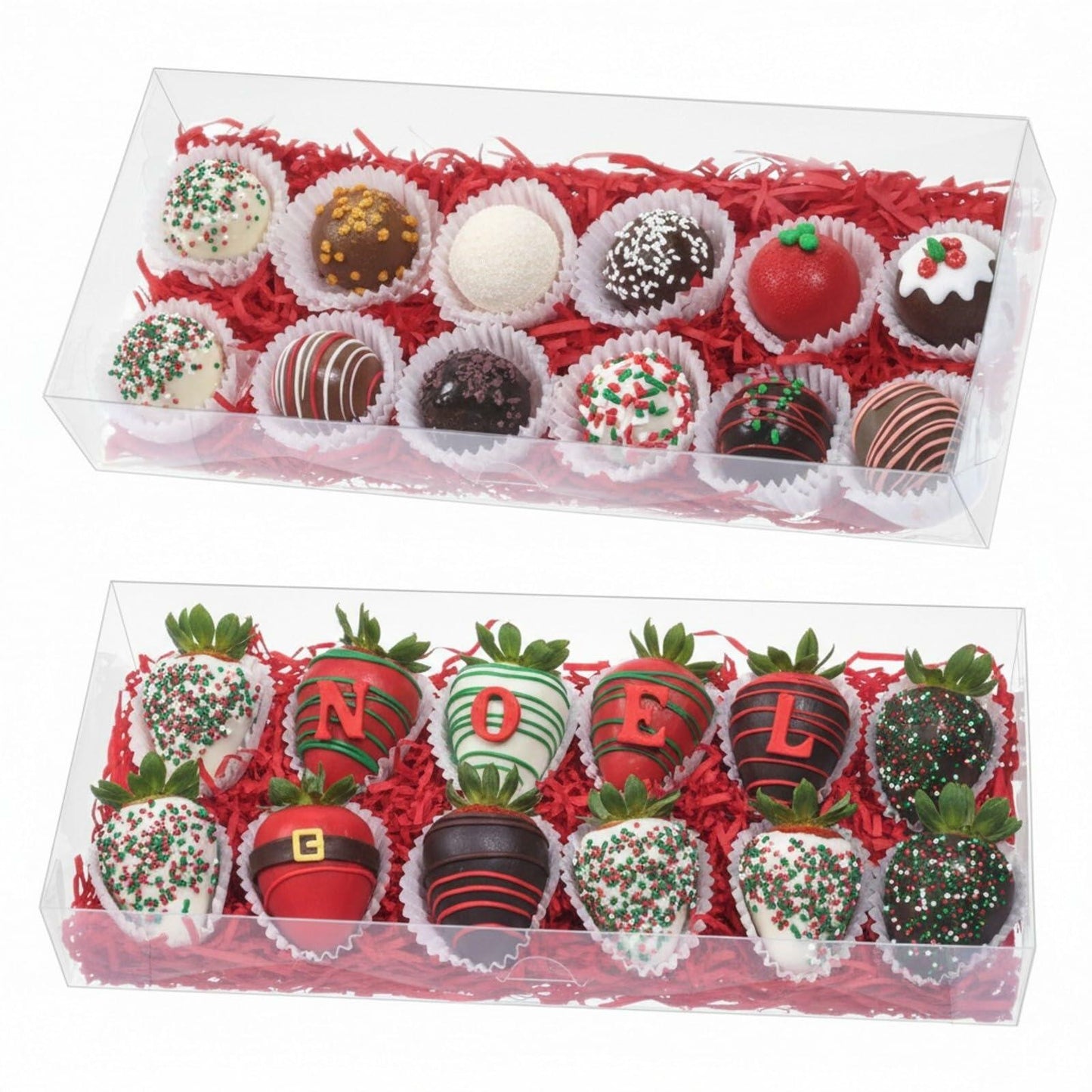 RomanticBaking 20PCS Clear Cookie Boxes 12x5x2in Easter Treat Bakery Gift Box