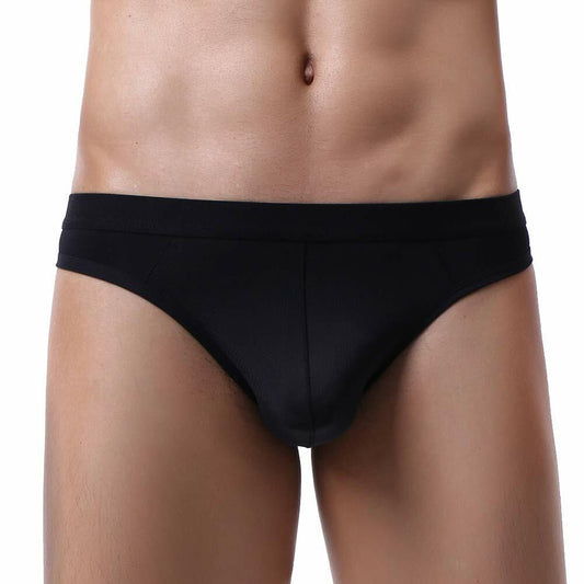 Summer Code Men's Thong Underwear Elastic Micro Mesh Bikini Briefs