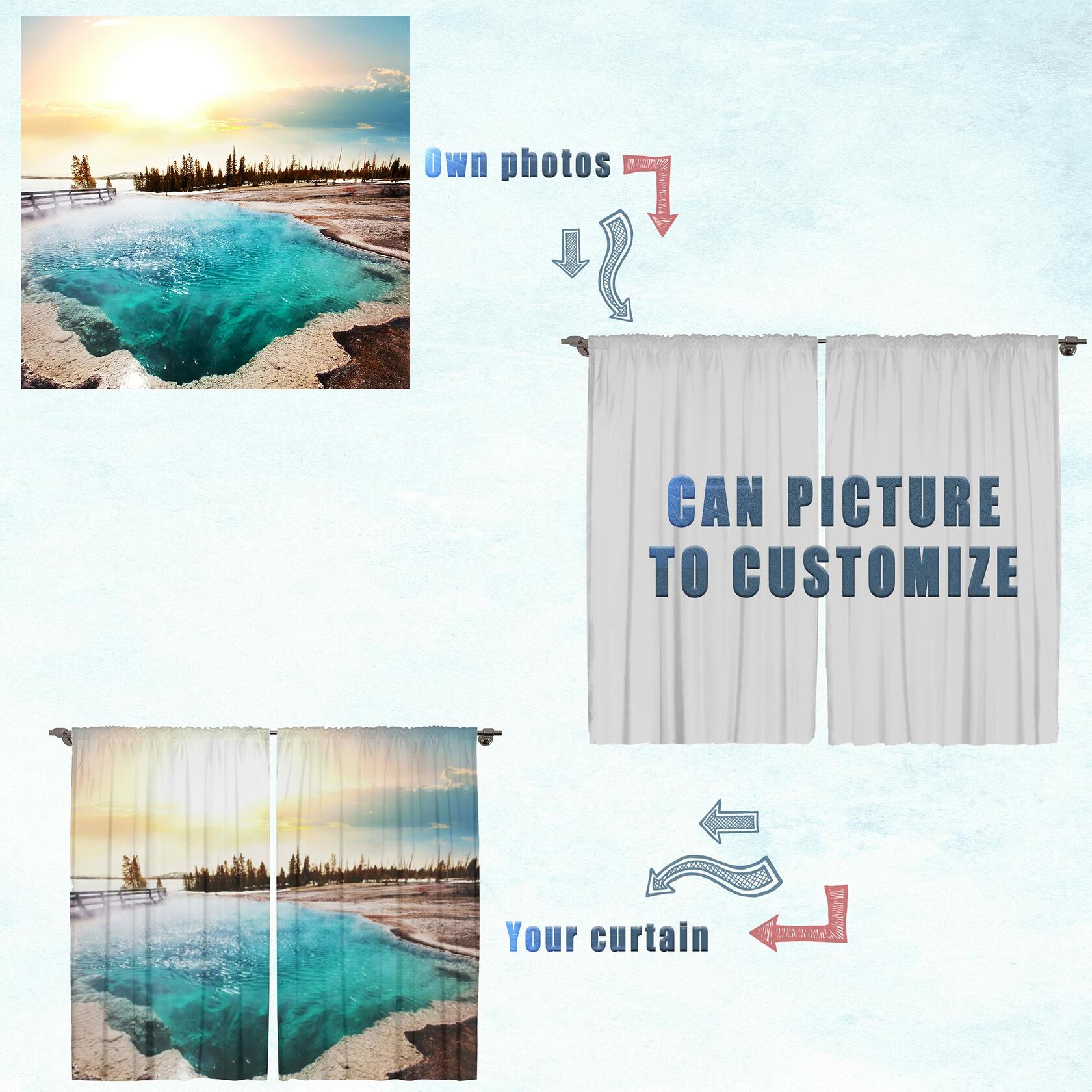 Baseball Blackout Curtains American Flag Thermal Rod Pocket 63x63in ✅