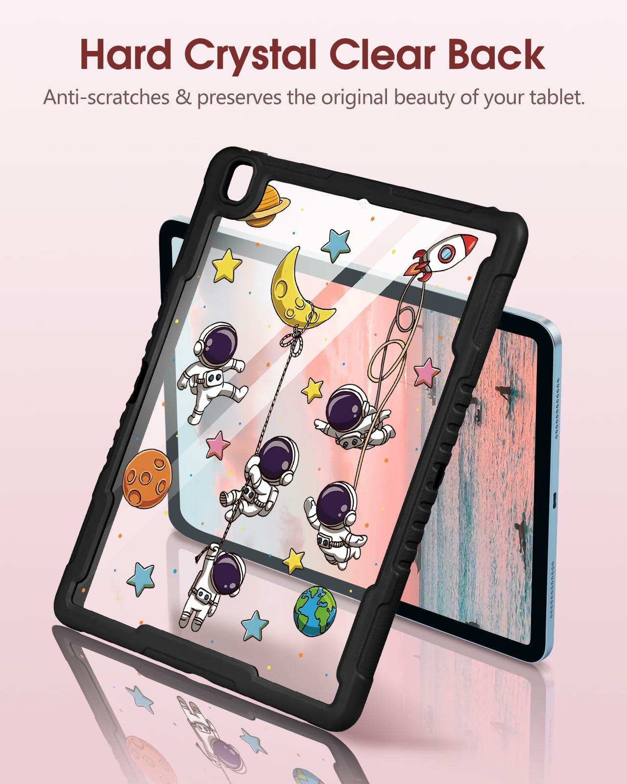 Uppuppy iPad 11” 11th Gen 2025 & 10.9” 10th Gen 2022 Case Girls Astronaut