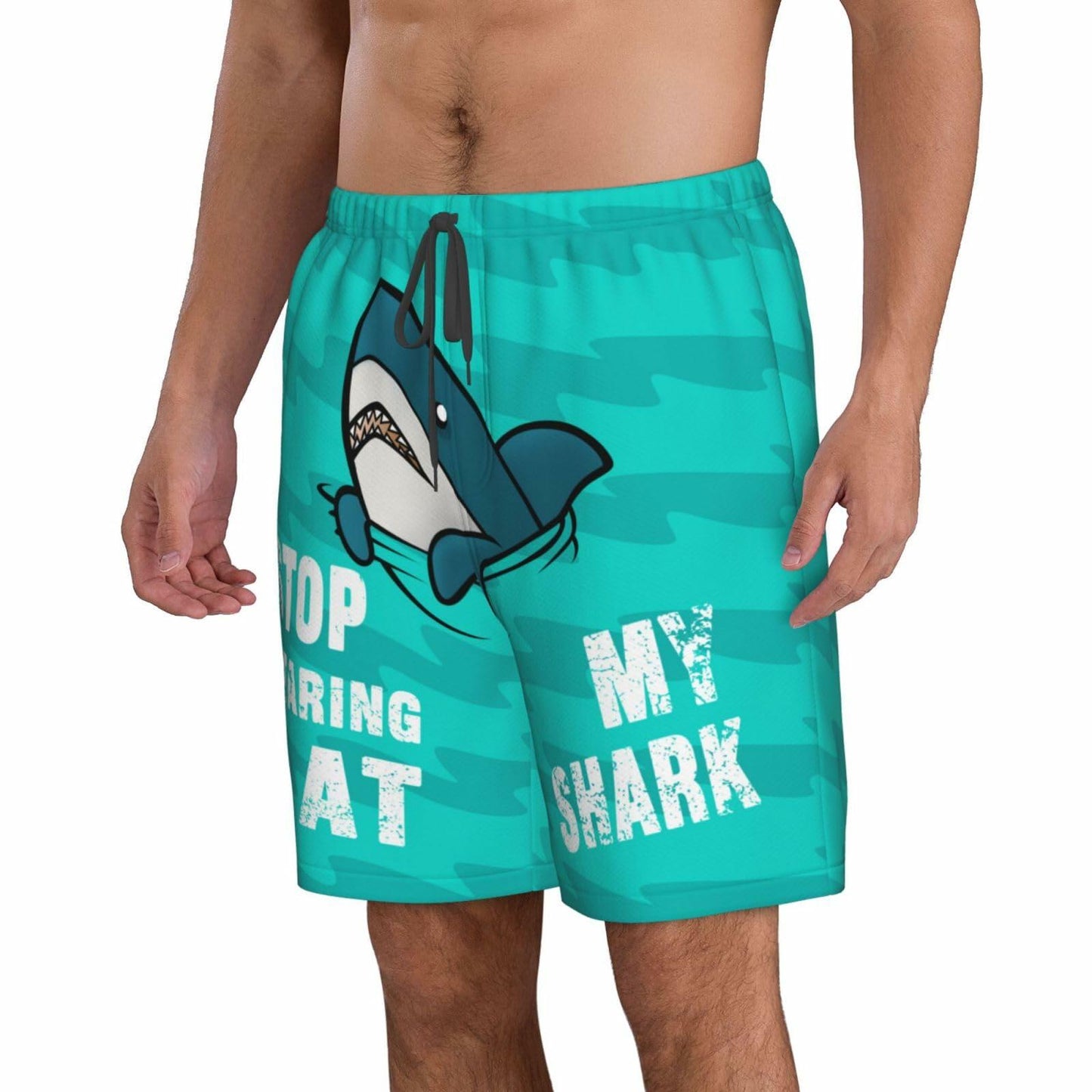 SolAzul Men’s Quick Dry Swimming Trunks Beach Board Shorts with Pockets L